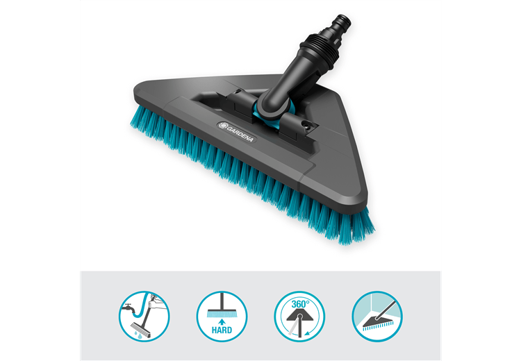 Cleansystem Handle Brush hard flex, wet surface cleaning