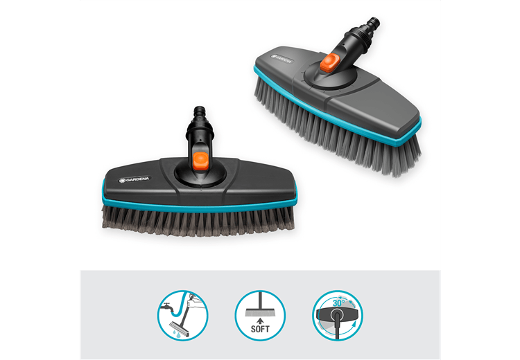 Cleansystem Handle Brush soft, wet cleaning of larger areas