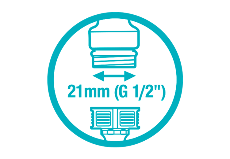 Ștuț robinet cu filet 16.7 mm (G 3/8) 21 mm (G 1/2)