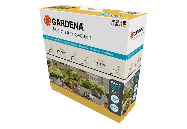 Tropfbewässerung Set Balkon (15 Pflanzen)