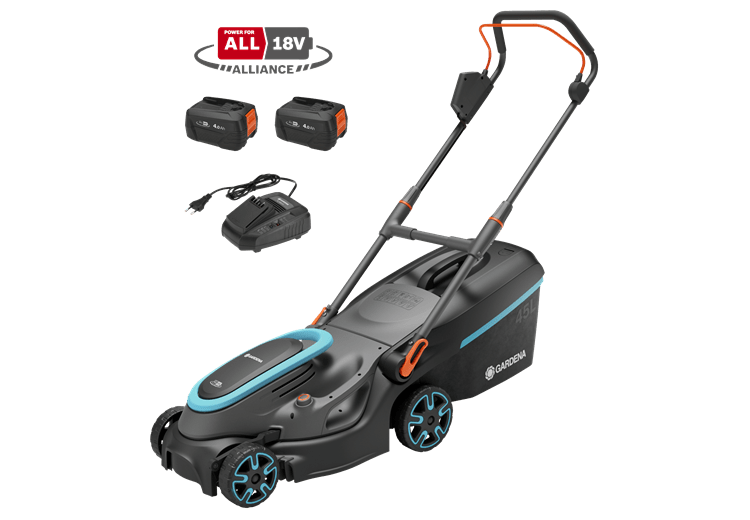 Battery Lawnmower PowerMax 37/36V P4A Set