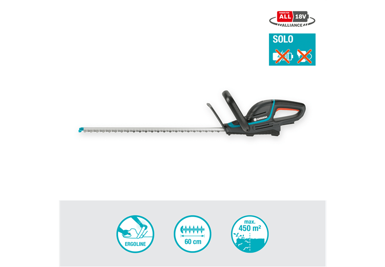 Battery Hedge Trimmer ComfortCut 60/18V P4A solo