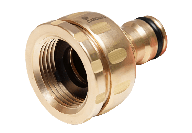 Brass Tap Nut Adaptor - Suits 1" and 3/4" taps and 13 mm
