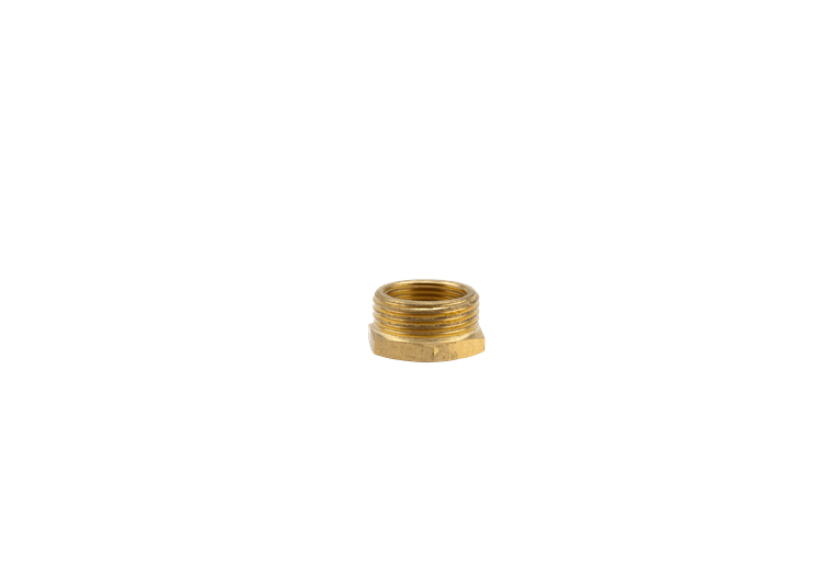Brass Reducing Coupling 33,3 mm (G 1") / 26,5 mm (G 3/4")