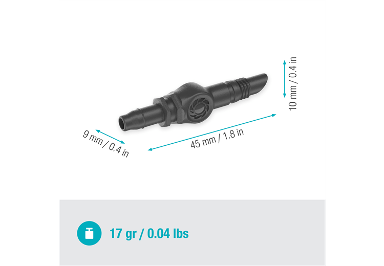 Connector 4.6 mm (3/16")