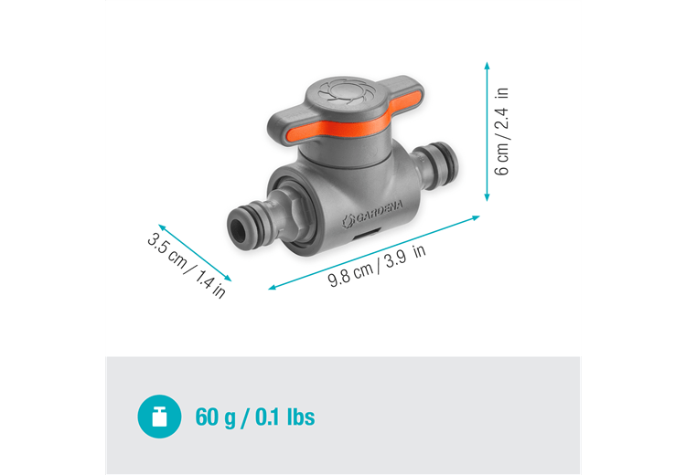 Coupling with Flow-Control Valve
