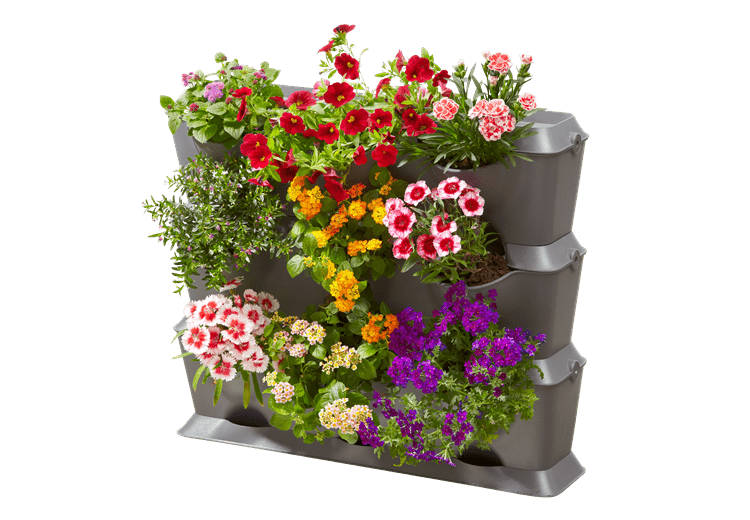 NatureUp! Basis-sæt med 3 blomsterkasser