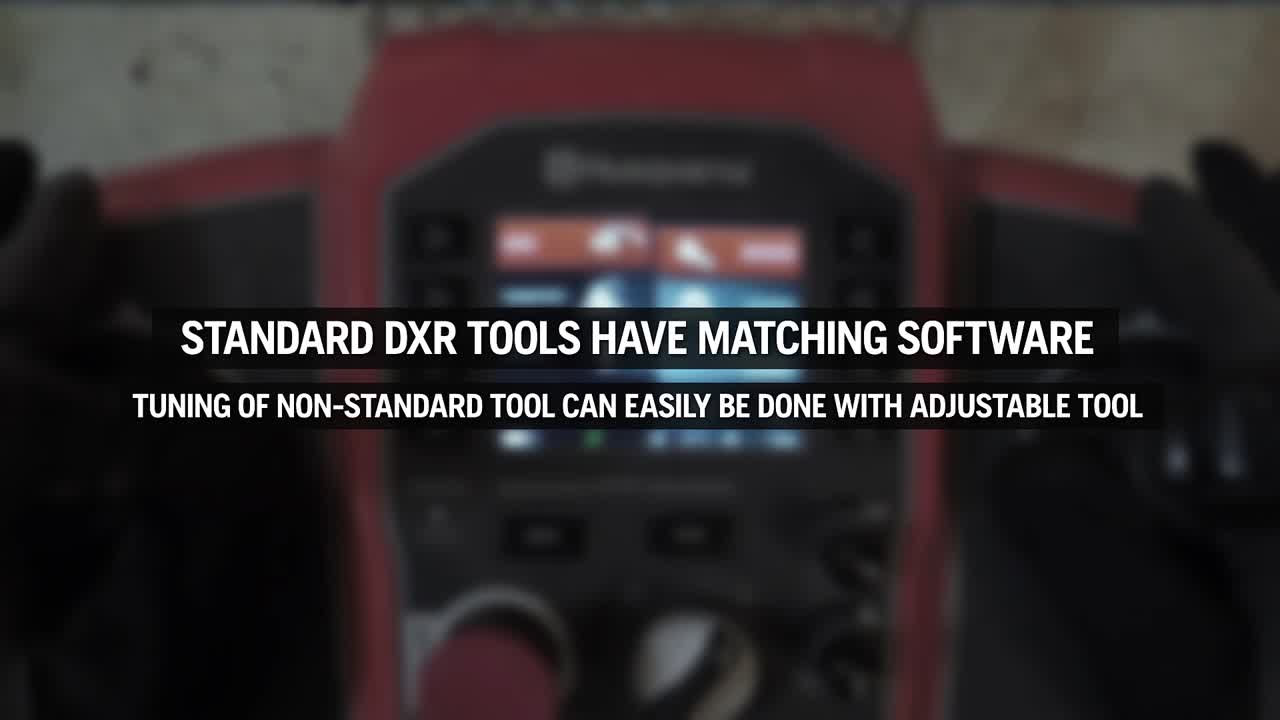 DXR user guide - Adjustable tools