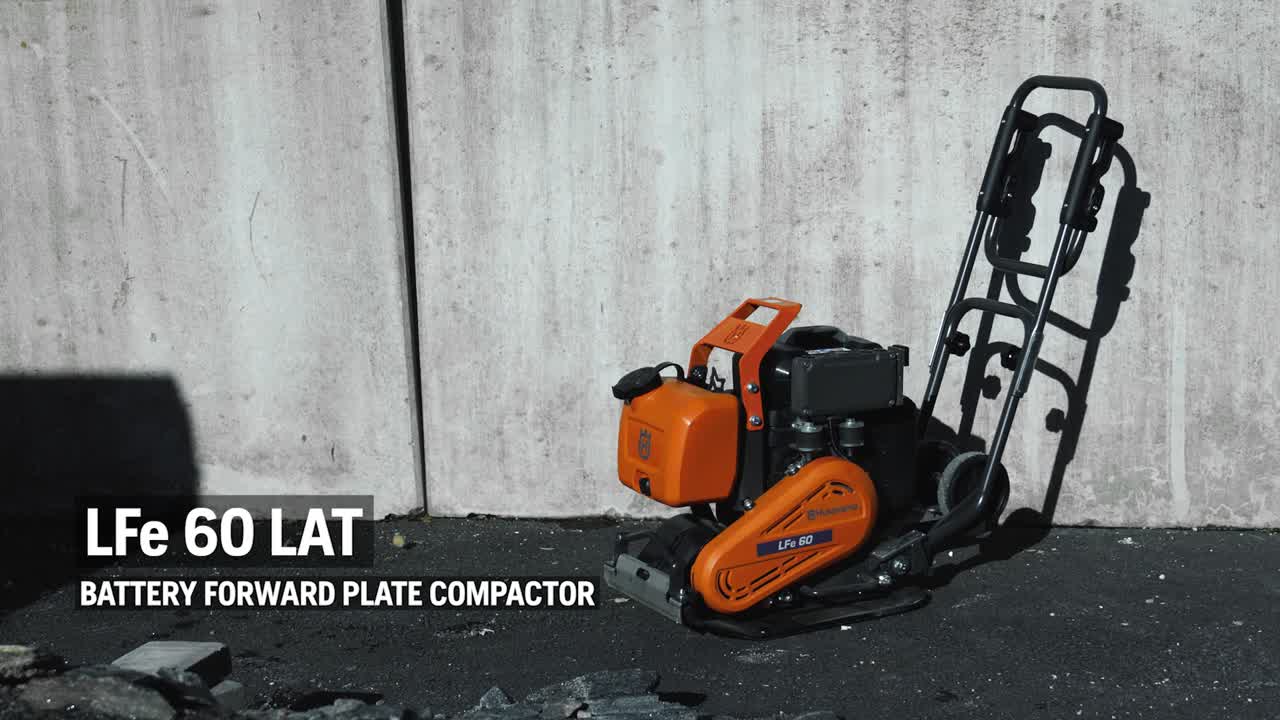Introduction: LFe 60 LAT – battery powered forward plate compactor