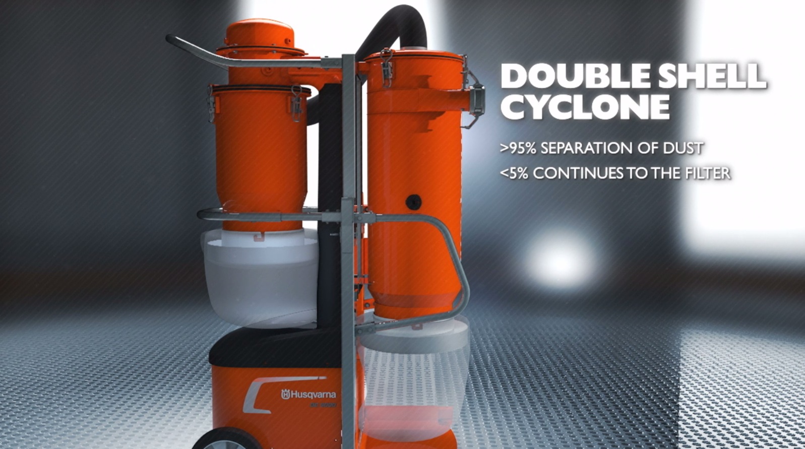 DC 6000 feature - Efficient Dust Handeling